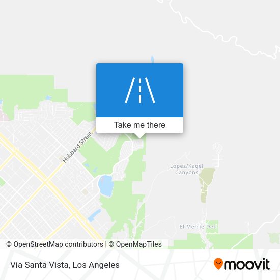 Mapa de Via Santa Vista