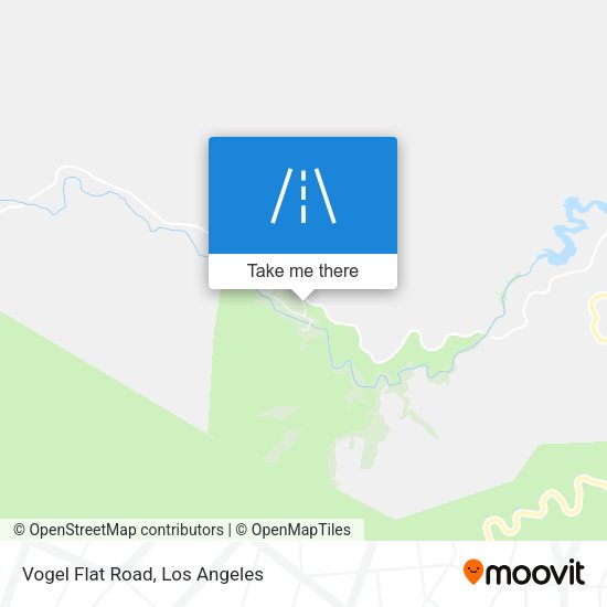Vogel Flat Road map