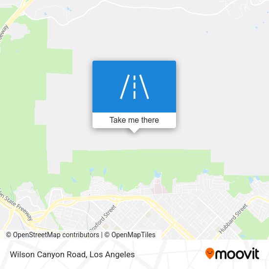 Mapa de Wilson Canyon Road