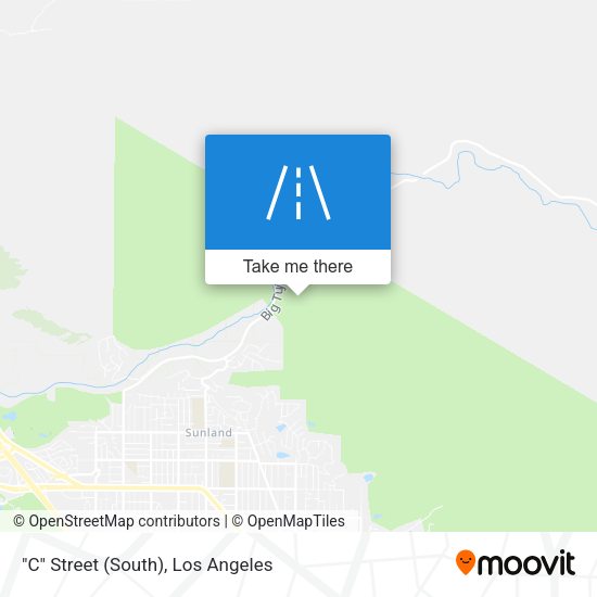 "C" Street (South) map