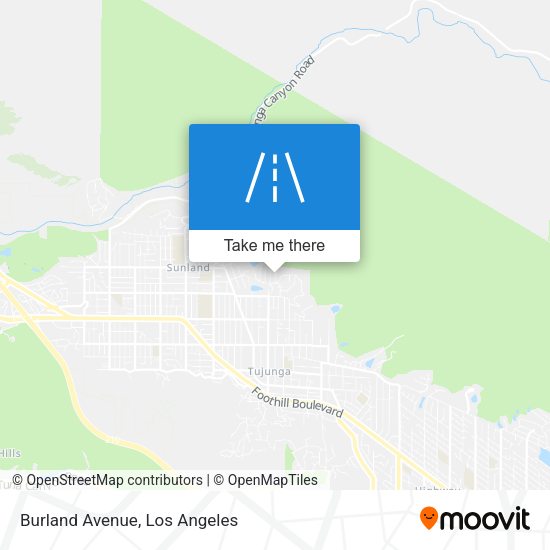 Mapa de Burland Avenue