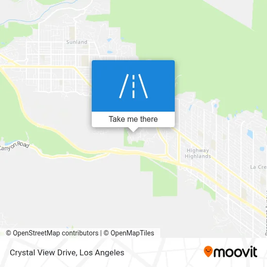 Crystal View Drive map
