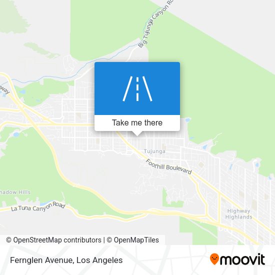 Fernglen Avenue map