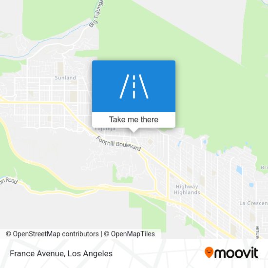 Mapa de France Avenue
