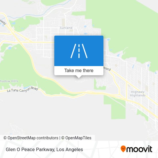 Glen O Peace Parkway map