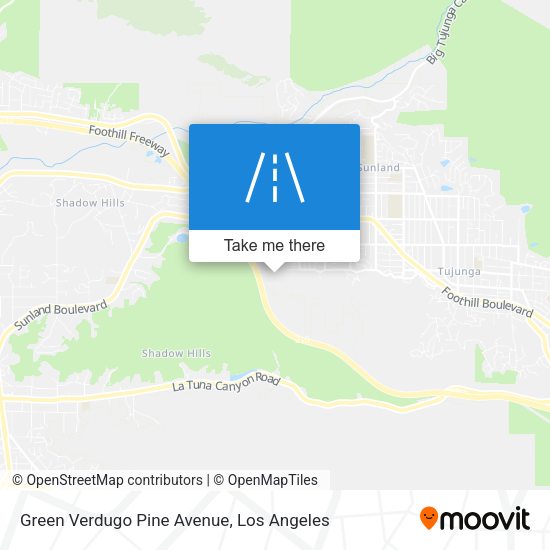 Mapa de Green Verdugo Pine Avenue