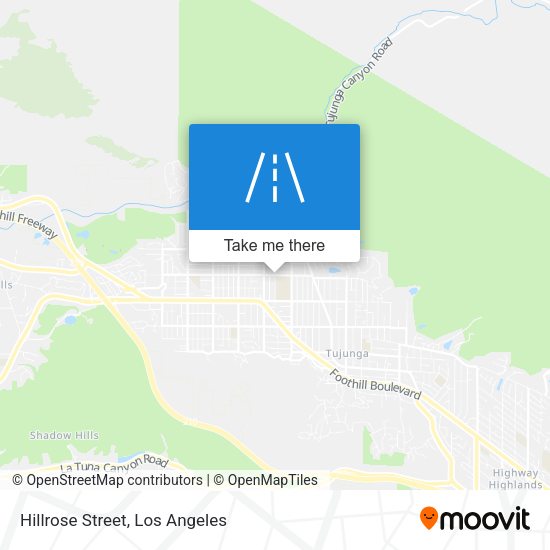 Mapa de Hillrose Street