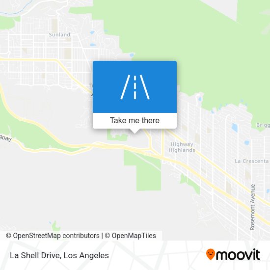 Mapa de La Shell Drive