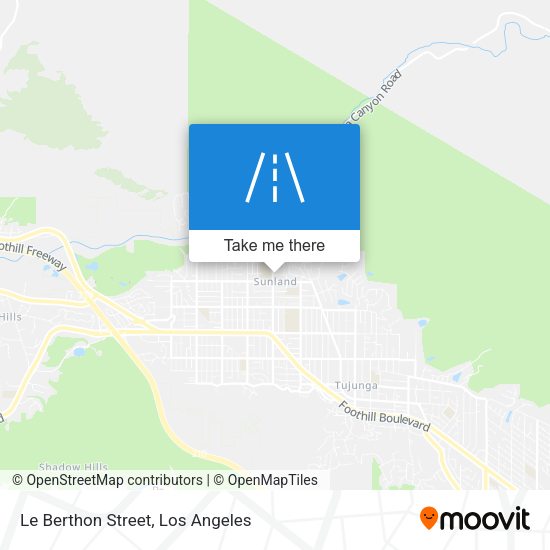 Mapa de Le Berthon Street