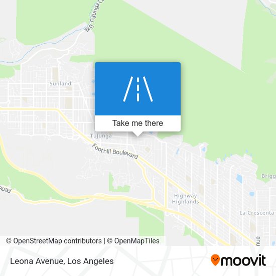 Leona Avenue map