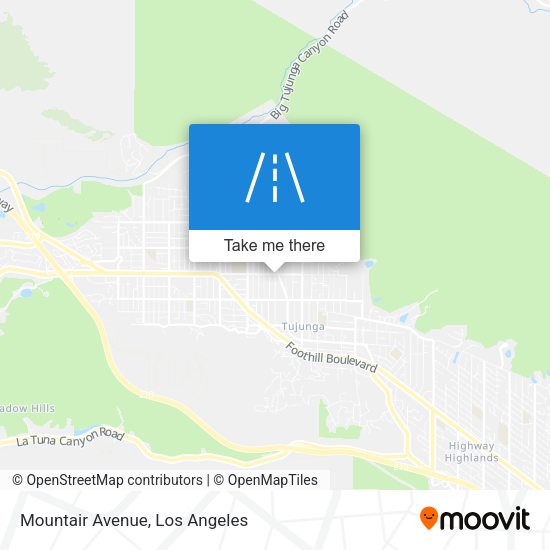 Mountair Avenue map