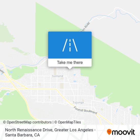 North Renaissance Drive map