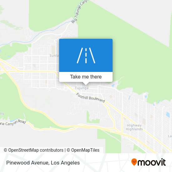 Mapa de Pinewood Avenue