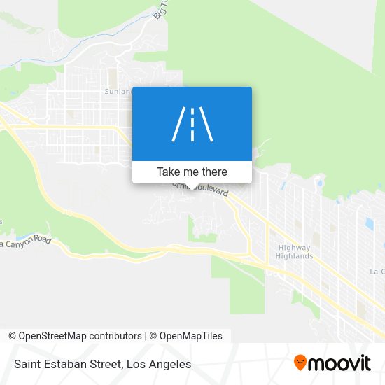 Saint Estaban Street map