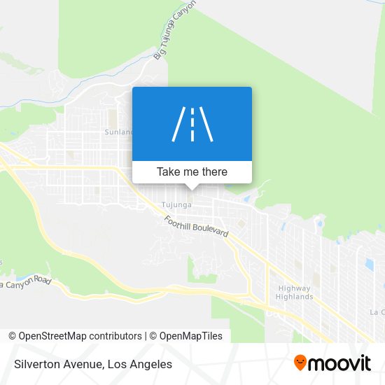 Mapa de Silverton Avenue