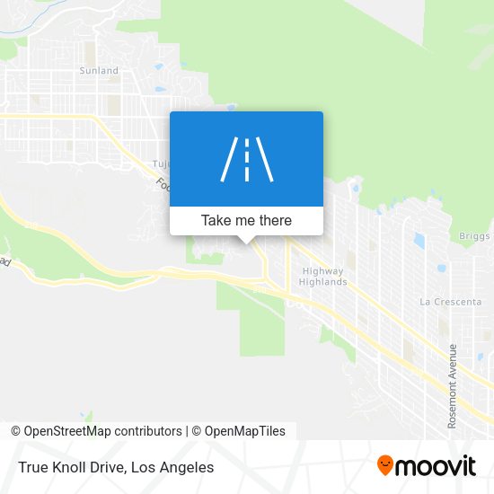 Mapa de True Knoll Drive
