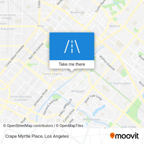 Crape Myrtle Place map