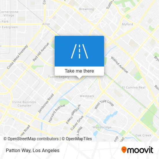 Mapa de Patton Way