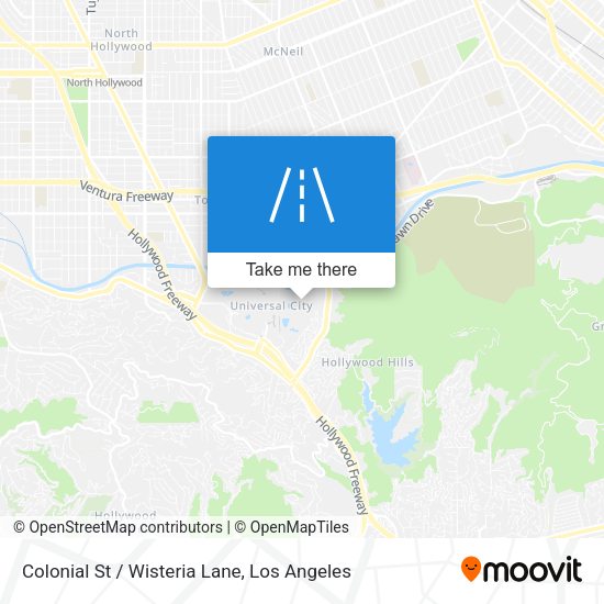Mapa de Colonial St / Wisteria Lane