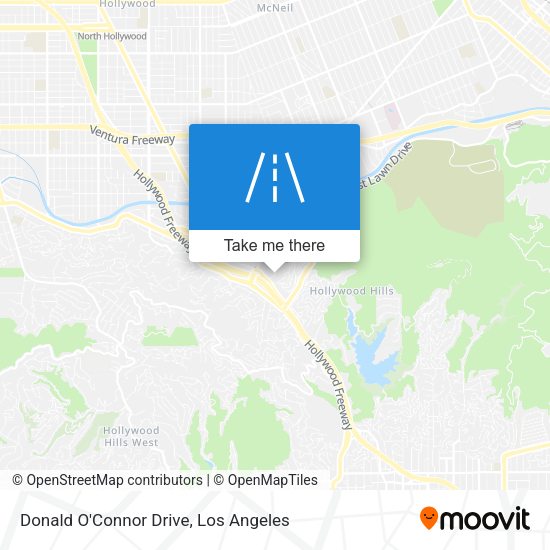 Mapa de Donald O'Connor Drive