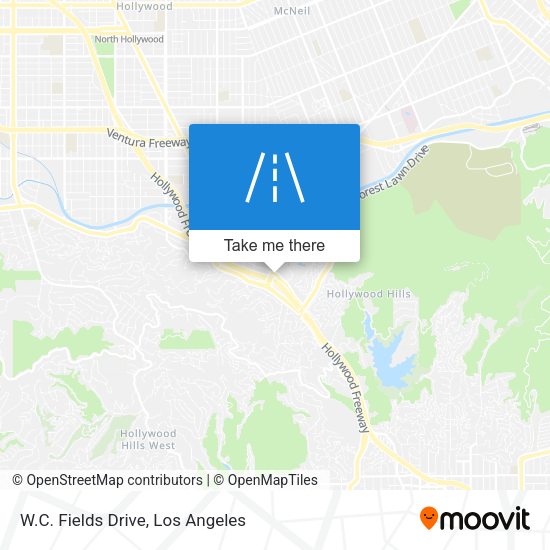 W.C. Fields Drive map