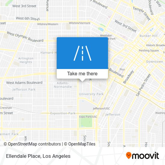 Ellendale Place map