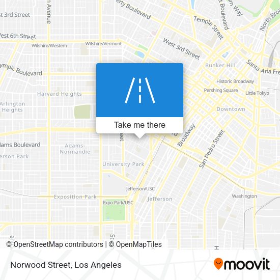 Mapa de Norwood Street