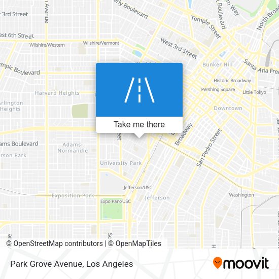 Mapa de Park Grove Avenue