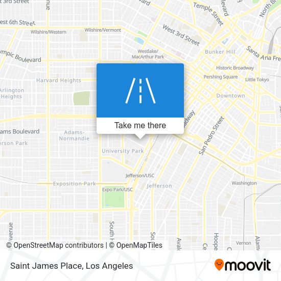 Saint James Place map