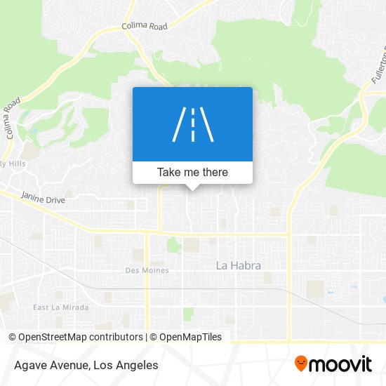 Agave Avenue map