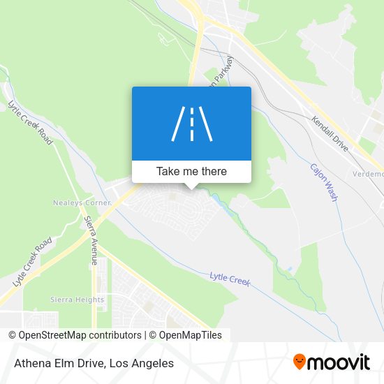 Mapa de Athena Elm Drive
