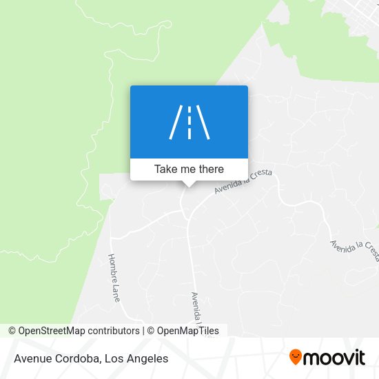 Mapa de Avenue Cordoba