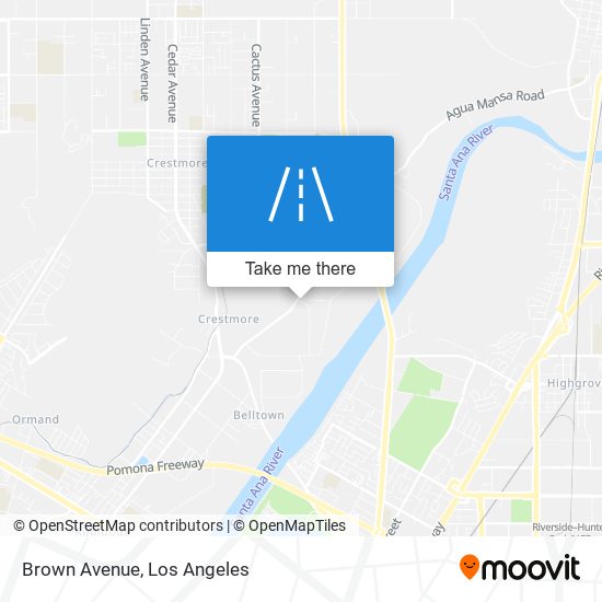 Mapa de Brown Avenue