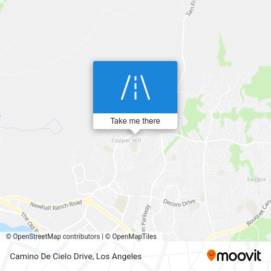 Mapa de Camino De Cielo Drive