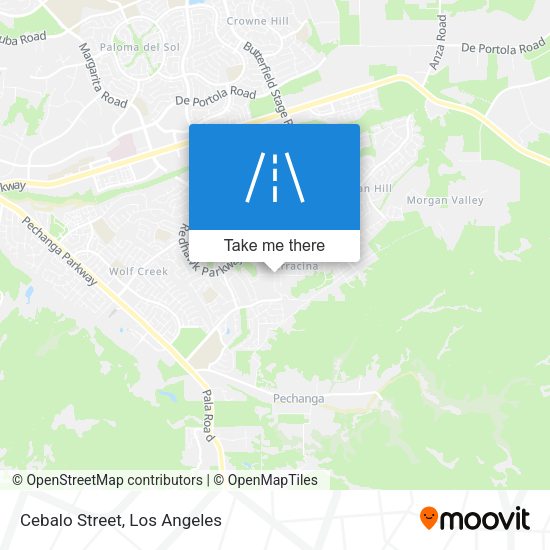 Mapa de Cebalo Street