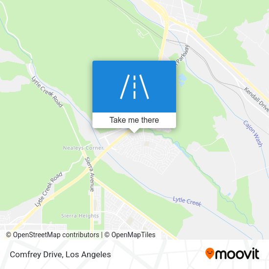 Mapa de Comfrey Drive