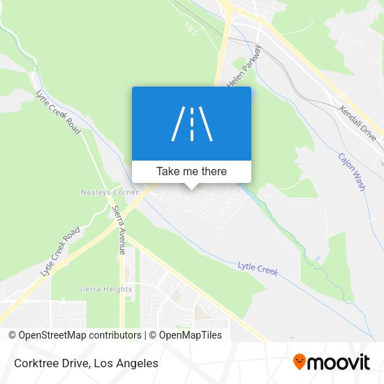 Corktree Drive map
