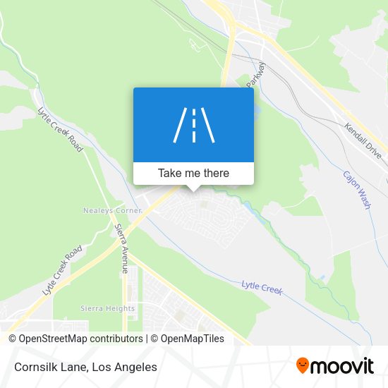 Mapa de Cornsilk Lane