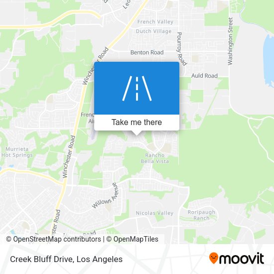 Mapa de Creek Bluff Drive