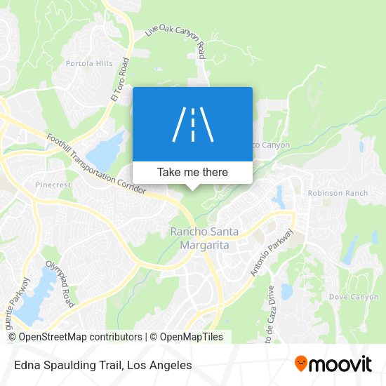 Edna Spaulding Trail map