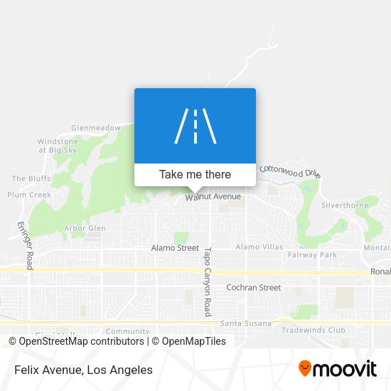 Mapa de Felix Avenue