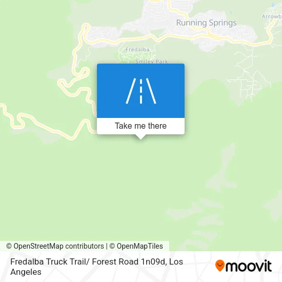 Fredalba Truck Trail/ Forest Road 1n09d map