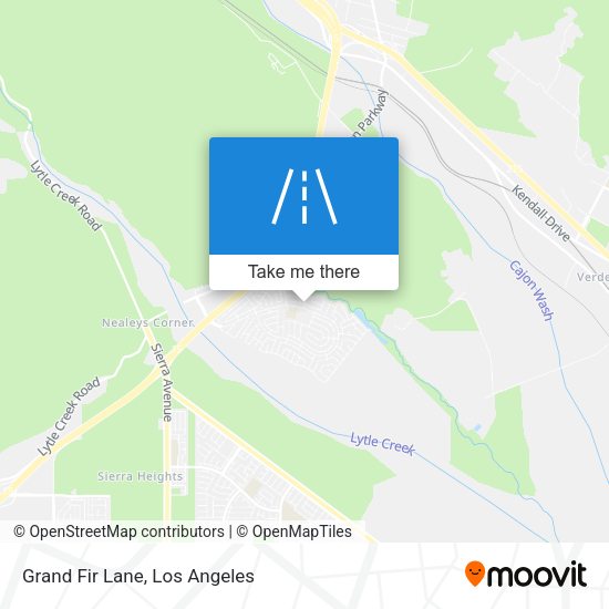 Mapa de Grand Fir Lane