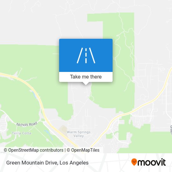 Green Mountain Drive map