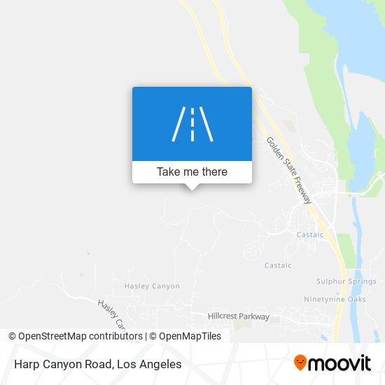 Mapa de Harp Canyon Road