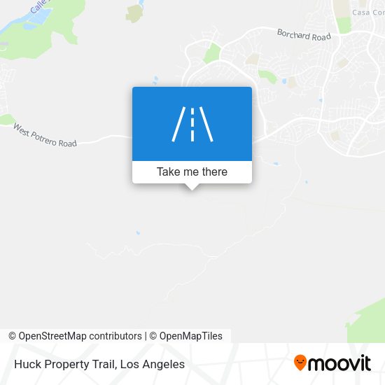 Huck Property Trail map