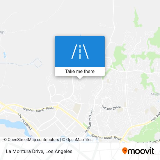 Mapa de La Montura Drive