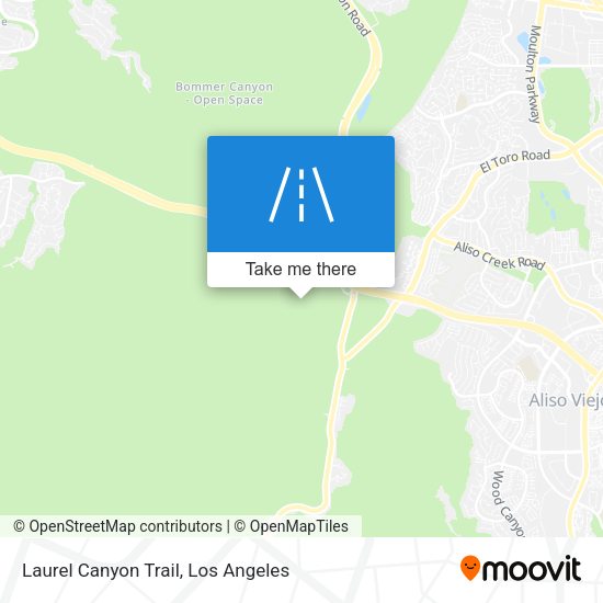 Laurel Canyon Trail map
