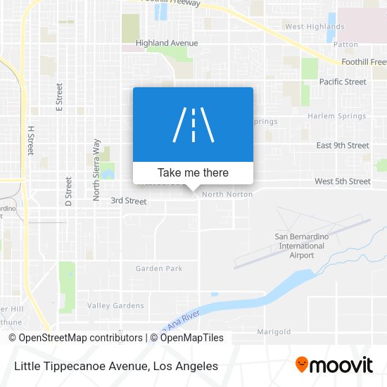 Little Tippecanoe Avenue map