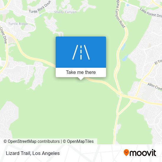 Mapa de Lizard Trail